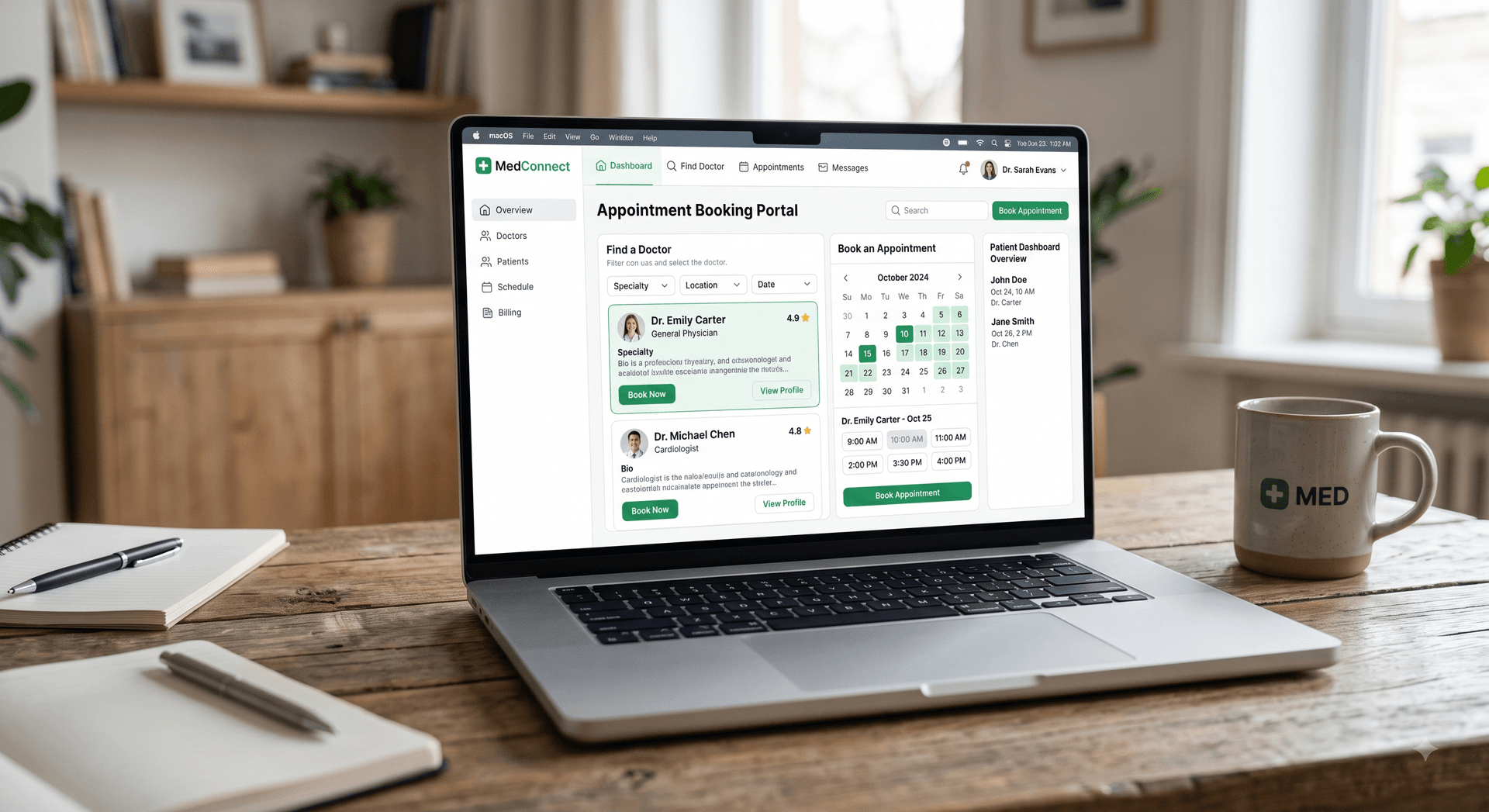 MB Shifa Clinic Portal — Web & App project by South Monk