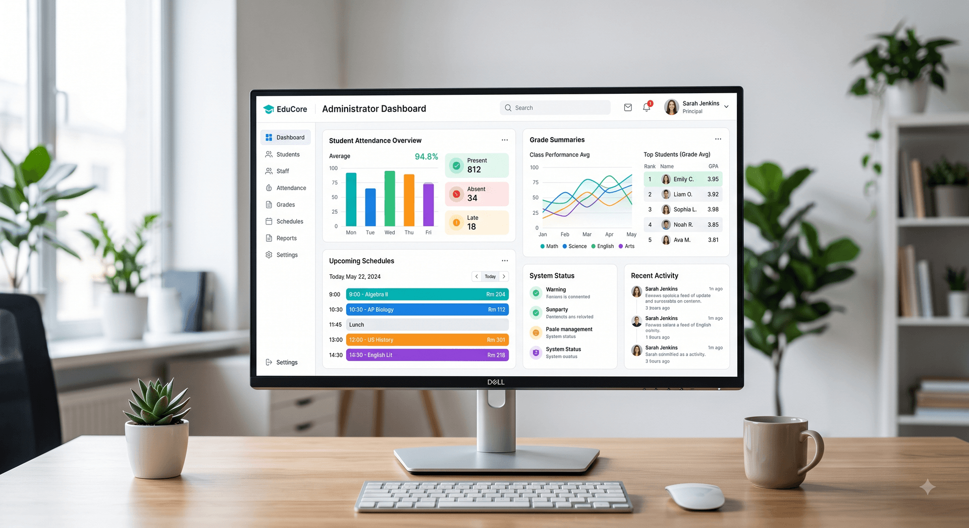 EduCore ERP — Web & App project by South Monk