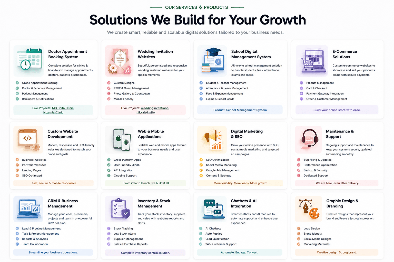 Custom web development solutions built by South Monk for business growth
