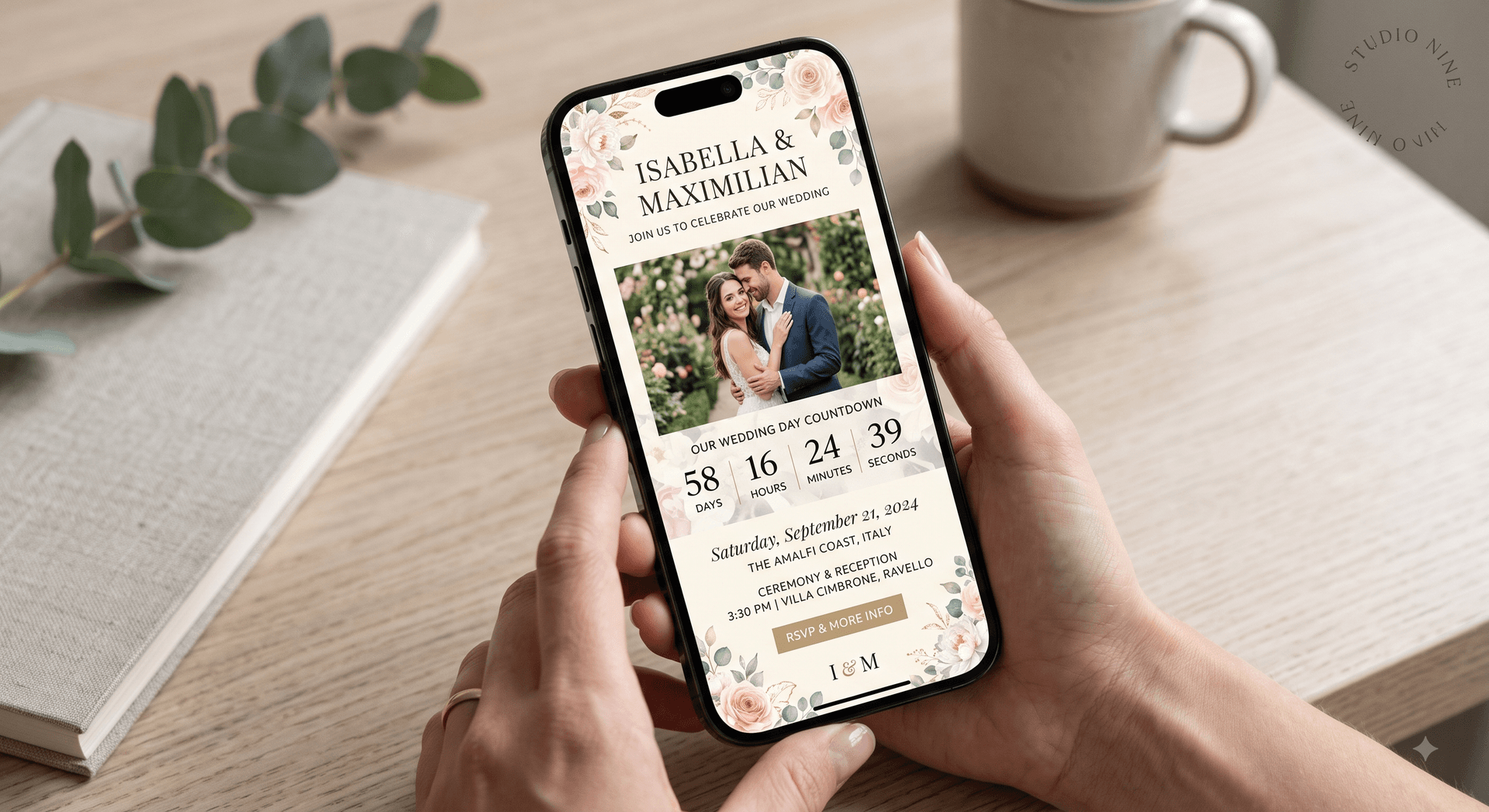 Digital Wedding Invitation — Web & App project by South Monk